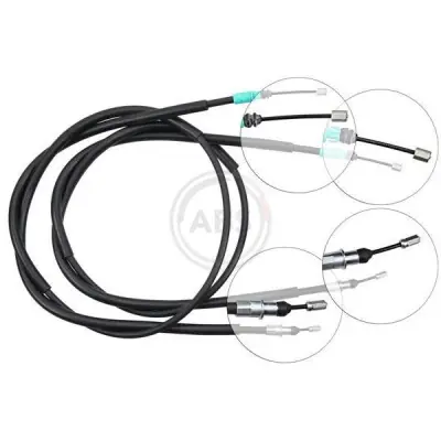 Cable de accionamiento, freno de estacionamiento A.B.S. K10765 Envío Exprés